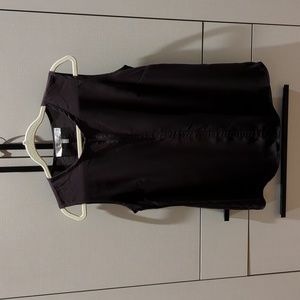Banana Republic Dark Purple Sleeveless Blouse